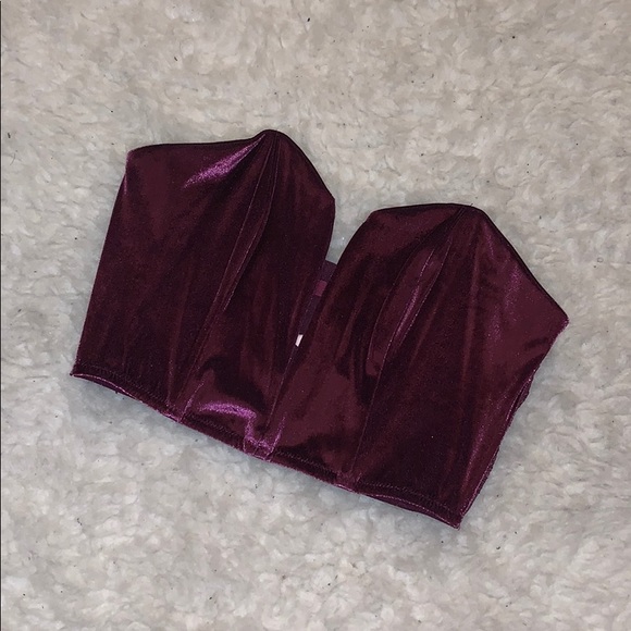 Victoria's Secret Tops - victoria secret velvet bralette